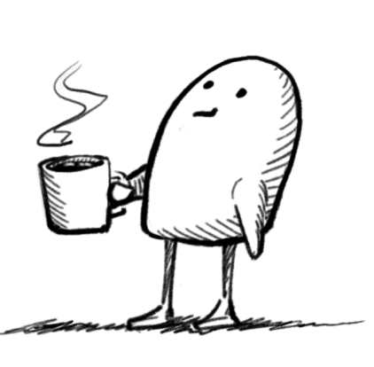 Jerry with coffee