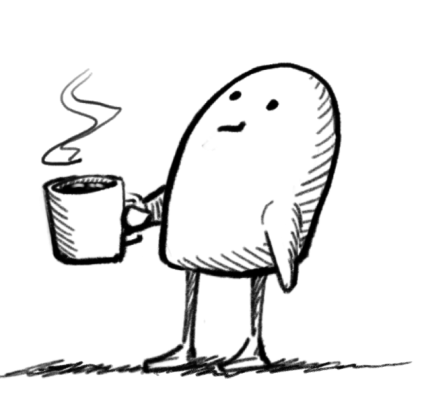 Jerry with coffee